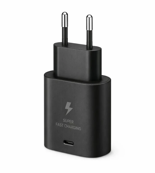 Samsung 25W Travel Adapter (Black) (4K)